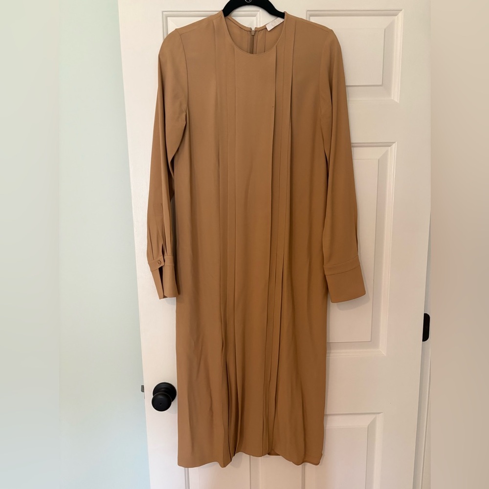 Elegant Tan Women's Dress